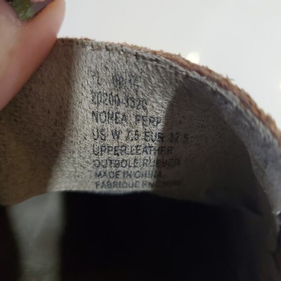 OluKai Nohea Perf Suede Slip On Shoes Womens Size 7.5 Brown Casual Comfort Flats - Picture 9 of 9